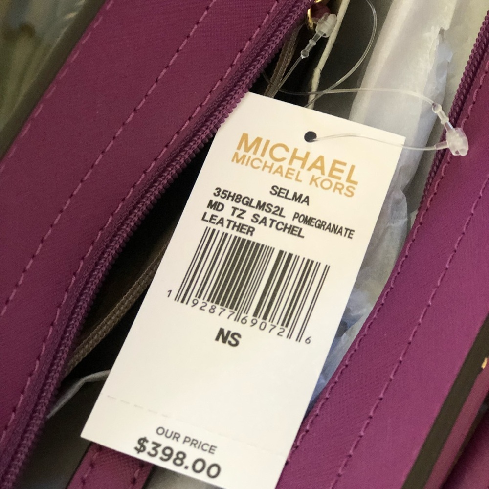 NWT Michael Kors md Selma Satchel&zip Wallet - Picture 3 of 8